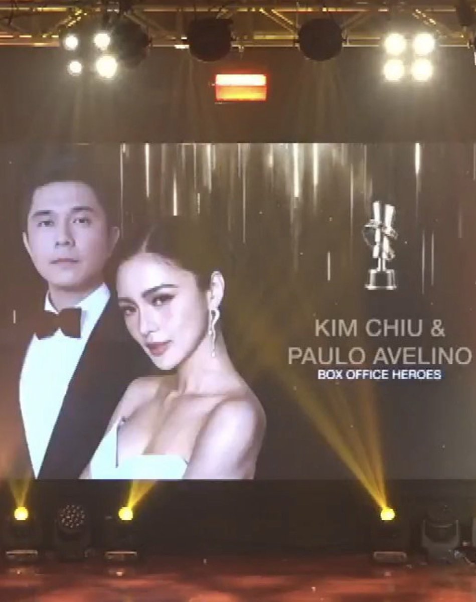 kimPauNorcal08's tweet photo. To our beloved People Superstars, #KimPau

Congratulations on the blockbuster success of MLWMYD and on receiving the Box Office Heroes Award. 🏆❤️ @prinsesachinita @mepauloavelino #KimChiu #PauloAvelino https://t.co/IsVRjgML4S