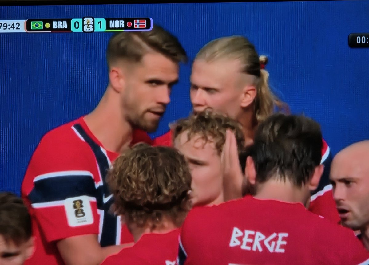 sejudav's tweet photo. After that Haaland goal, im off to sleep 😴! I hope Norway 🇳🇴  knocks out this Brazilian KWALA-KWALA! https://t.co/dr0Oo67oio