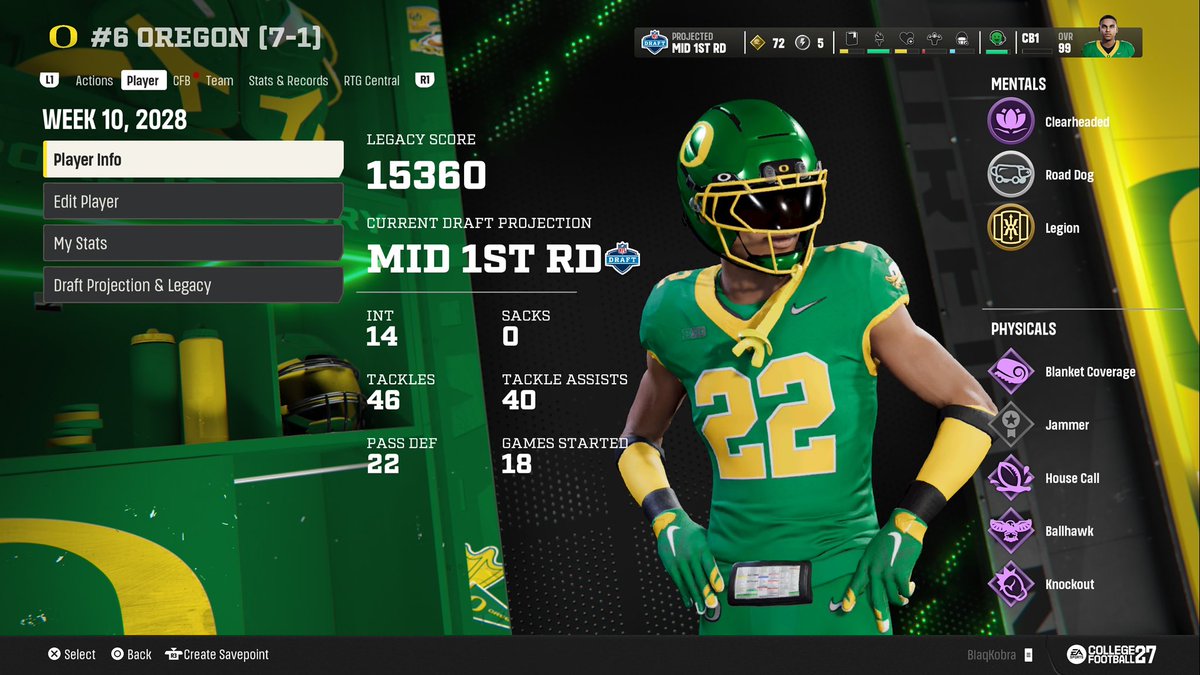 BlaqKobra's tweet photo. Throw it over here if you want to!!! 🗣
14 picks in 18 games on Heisman https://t.co/qvIflWVI6D
