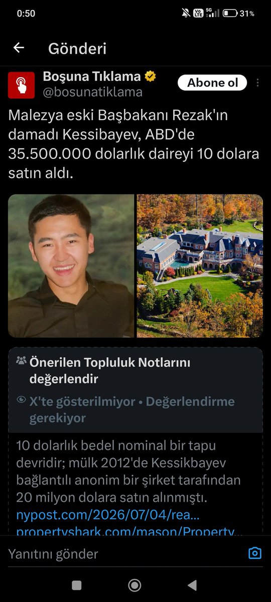 ammonaber's tweet photo. @bosunatiklama X topluluk notlarında öyle demiyor. https://t.co/6d2UqFUmuh