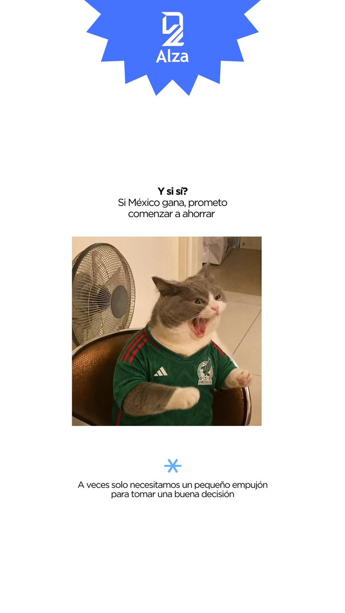 jorge_mazon's tweet photo. ⚽😂 "¿Y si sí?"... Si México gana, prometo empezar a ahorrar  🇲🇽💰

A veces solo necesitamos un pequeño empujón para tomar una buena decisión. Pero la realidad es que no hace falta esperar a que gane México (¡aunque ojalá! 😉)

#Ahorro #FinanzasPersonales #EducaciónFinanciera https://t.co/JBXQobCxgZ