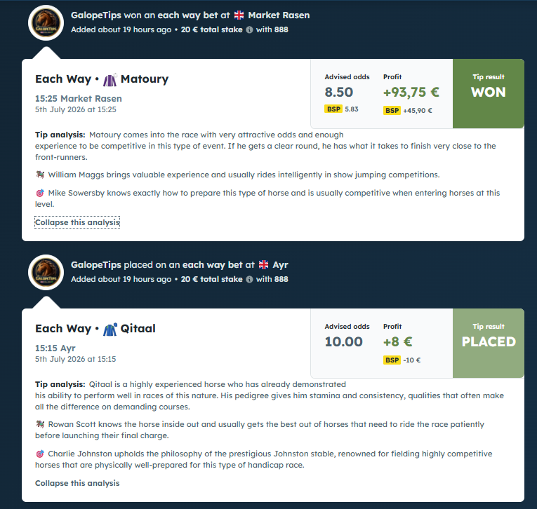 gallop_tips's tweet photo. 🏇 Galopetips | UK Horse Racing Tips 🇬🇧
📊 Real results, discipline &amp;amp; analysis
📲 Join: https://t.co/92e2b8eAeu
#HorseRacing #RacingTips #betfair #UKRacing @MarketRasenRace  @918greyhelm  #GALOPETIPS https://t.co/6upjkiEd87