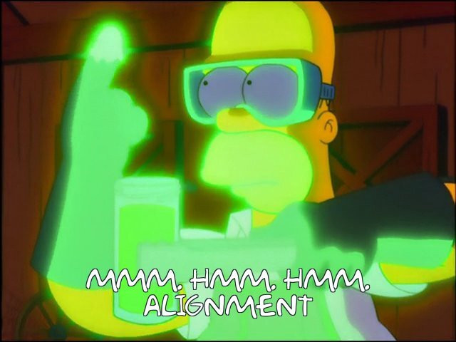 Aligned tweet media