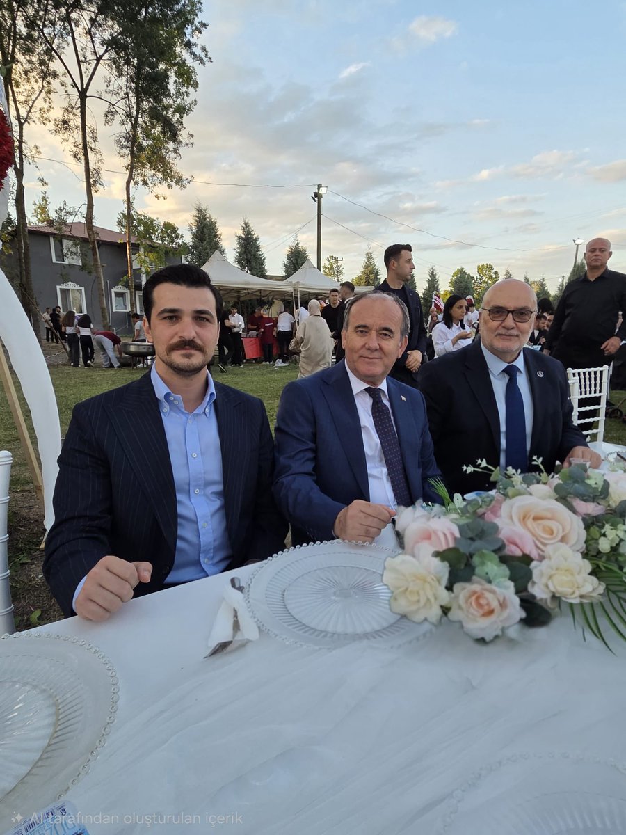 AlaattinCakir07's tweet photo. Genel Başkanımız sayın Mustafa Destici ile birlikte Erenler Belediye Başkanımız sayın Şenol Dinç’in oğlunun düğününe katıldık. Nikah akitlerine şahitlik ettik.
Rabbim gençlerimize iki cihan saadeti versin.

@bbpgenelmerkez  
@bbpyerelyonetim 
@ErenlerBelediye 
@SenolDincCc https://t.co/7ye8C47oSg