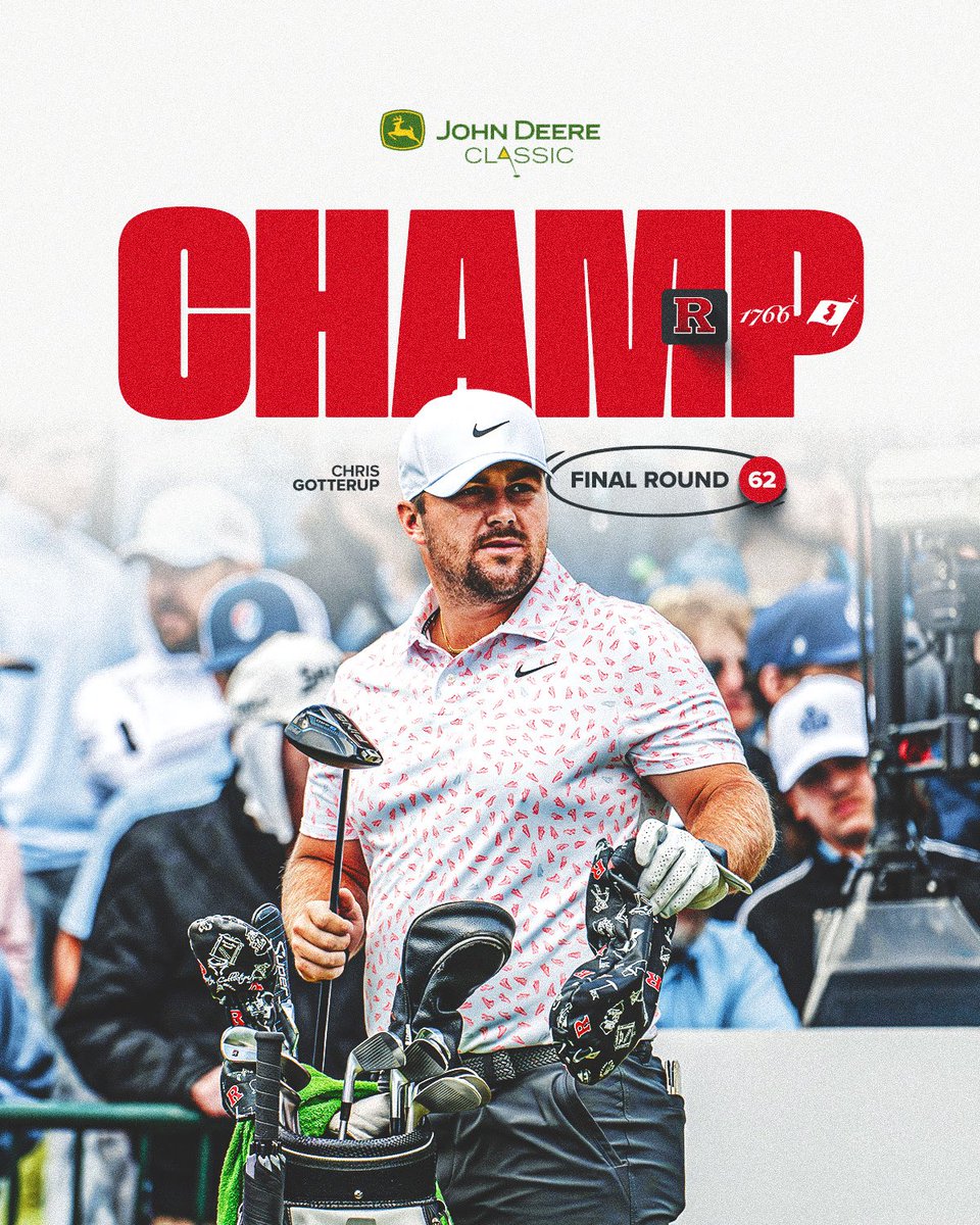 RUMensGolf's tweet photo. He’s done it again. @ChrisGotterup’s 3rd win of the PGA Tour season at the @JDCLASSIC 💪

#JuiceJuice🥤 https://t.co/G1XFOKyTEJ