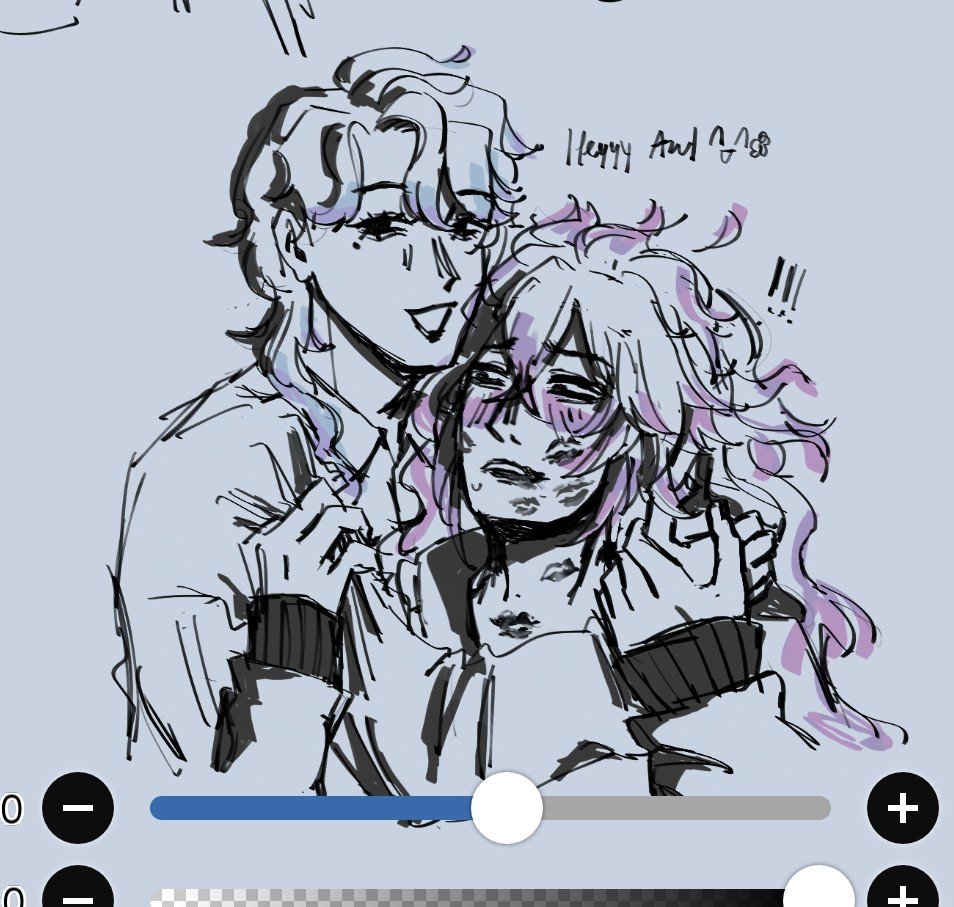 chrydrxo's tweet photo. drawing your yumeslop when you need to study for a quiz in four hours is definitely the way to go https://t.co/8DQLKfv07s