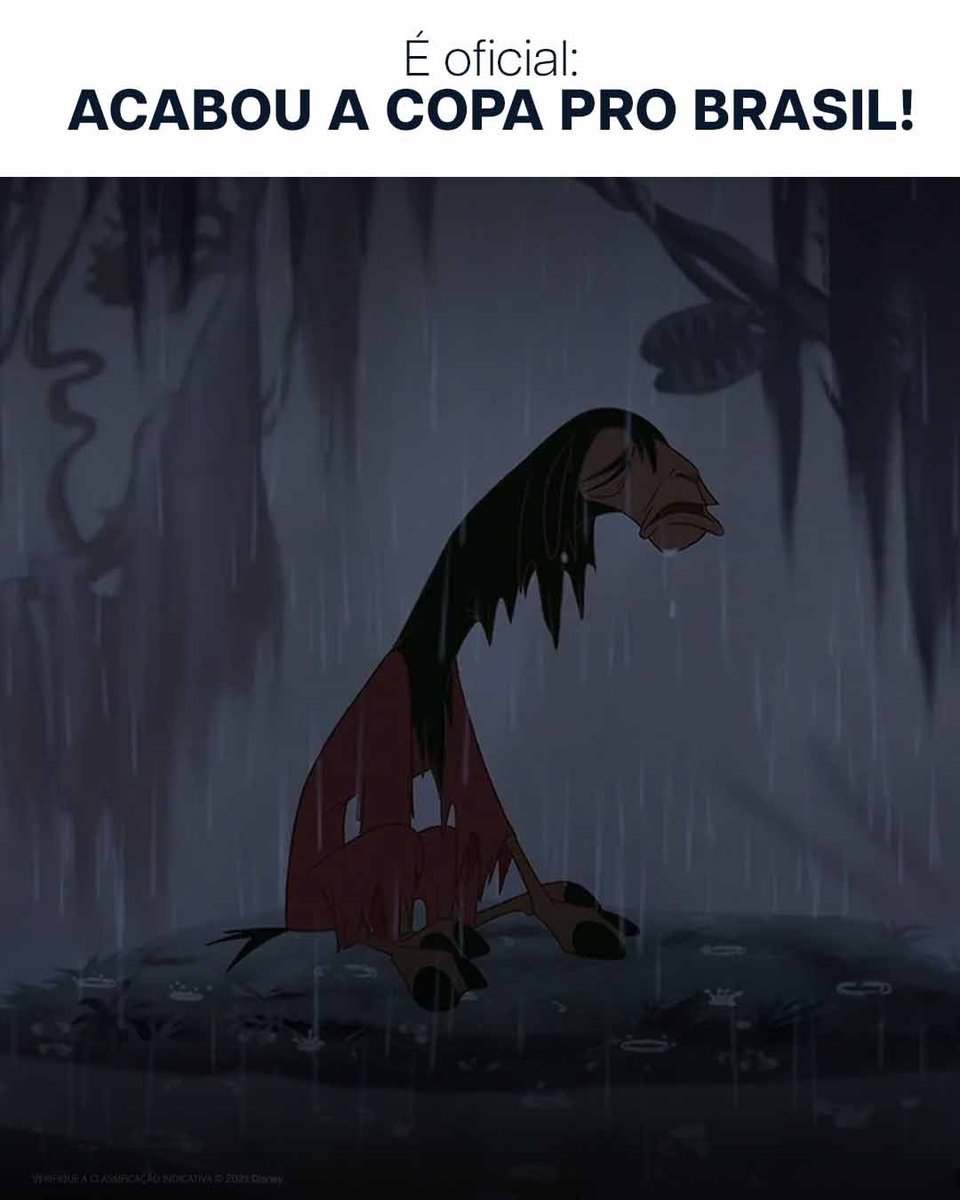 DisneyPlusBR's tweet photo. É, pessoal, daqui quatro anos tem mais. https://t.co/HdbuBaalhx