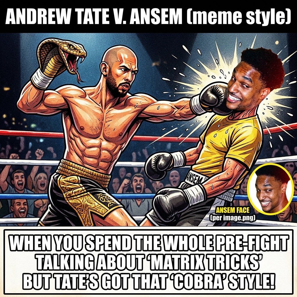 RogerYu15's tweet photo. You can't escape the Matrix if you're getting hit by the $Cobra! 🥊 @Cobratate absolutely sent him https://t.co/FcdUMtzYsc