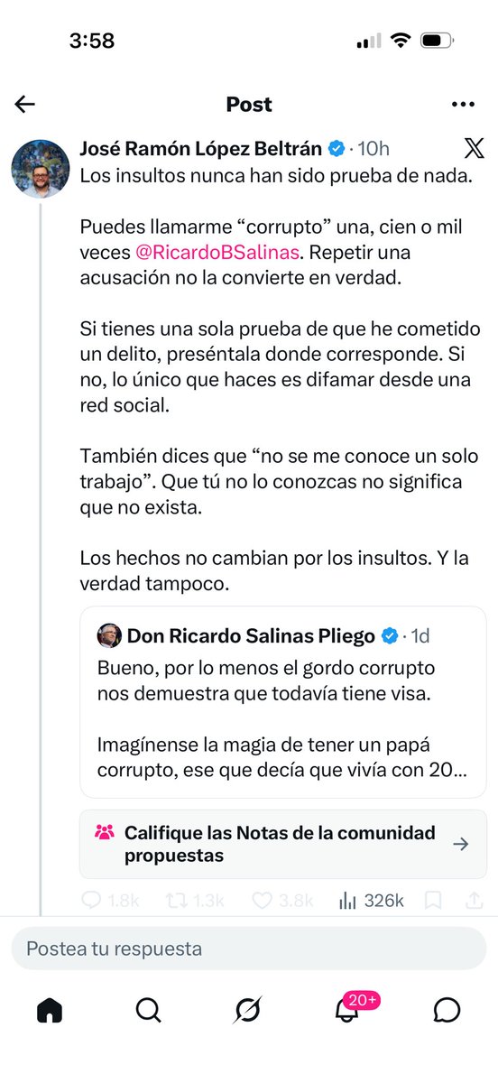 avieu's tweet photo. Dice el panzón millonario nini que repetir una acusación no la convierte en verdad. También aplica para repetir el discurso de ‘somos honestos’ mientras el patrimonio y los privilegios familiares siguen generando más dudas que respuestas. #FamiliaDelBienestar 🐀 https://t.co/Tfk6aoTfDg