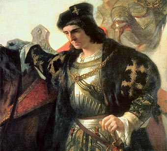 trastamara_ana's tweet photo. Un acontecimiento militar y diplomático muy importante para los #ReyesCatólicos ocurrió el 6 de julio de 1495: la Batalla de Fornovo.

Aunque la batalla se libró en Italia, tuvo un impacto directo en la política exterior de Fernando e Isabel y en el nacimiento de la hegemonía española en Europa.

El rey Carlos VIII de Francia había invadido Italia para reclamar el Reino de Nápoles. Para frenar la expansión francesa, los #ReyesCatólicos impulsaron la creación de la Liga de Venecia (una gran alianza que unía la Monarquía Hispánica, el Papa, el Imperio Germánico, Venecia y Milán).

El 6 de julio de 1495, el ejército de la Liga bloqueó el paso de las tropas francesas que intentaban regresar a su país. Aunque el resultado militar en el campo de batalla fue ambiguo y ambos bandos se atribuyeron la victoria, estratégicamente fue un éxito total para la coalición, pues Carlos VIII tuvo que retirarse de Italia, perdiendo casi todo lo que había conquistado. 

Esto permitió que las tropas de los #ReyesCatólicos, lideradas poco después por el famoso Gran Capitán (Gonzalo Fernández de Córdoba), recuperaran el control de Nápoles para la Corona de Aragón, consolidando a la Monarquía Hispánica como superpotencia militar en el Mediterráneo.

Aunque las tropas que lucharon ese día en Fornovo eran mayoritariamente italianas (venecianas y milanesas) bajo el estandarte de la Liga, la estrategia de aislamiento fue diseñada en gran parte por la diplomacia de #FernandoelCatólico.

Esta campaña en Italia convenció a Fernando de que el modelo medieval de caballería estaba obsoleto frente a las tácticas francesas. A raíz de esta guerra, el rey dio carta blanca a Gonzalo Fernández de Córdoba para reformar el ejército, combinando el uso de armas de fuego (arcabuces) y picas. 

Este cambio técnico daría origen a los legendarios Tercios españoles, que dominarían Europa durante los siguientes 150 años.

Ambos acontecimientos demuestran los dos grandes pilares de los #ReyesCatólicos: la fría y calculadora inteligencia política de Isabel en el interior, y la implacable visión diplomática y militar de Fernando en el exterior.