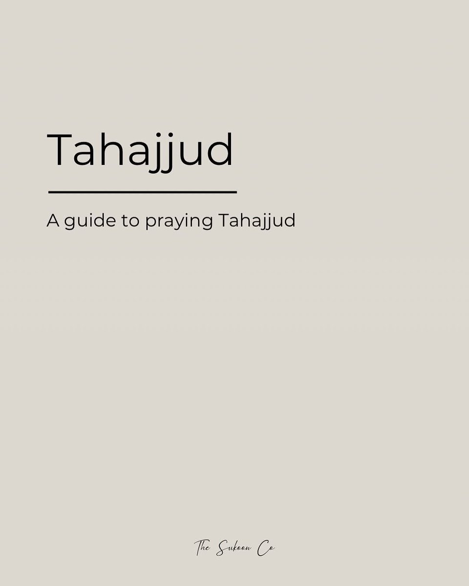 Cool_Ustaz's tweet photo. TAHAJJUD (A guide to praying Tahajjud)

—Thread 🪡 https://t.co/ywU1S2jOey