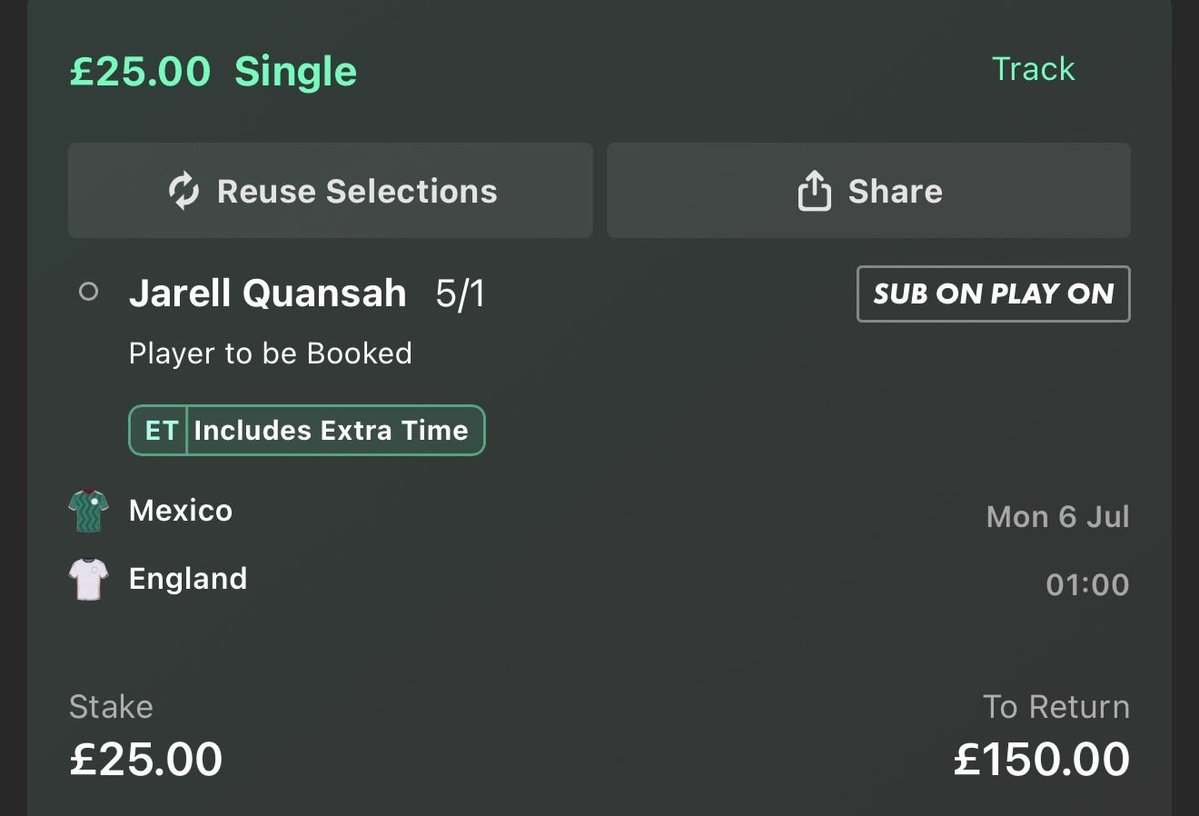 DavePotterTips's tweet photo. With Quansah likely to start I have taken the 5/1 for a card.

Seems a big price considering he was booked in his only start. Looked really shaky vs Panama https://t.co/ro7TNw51al