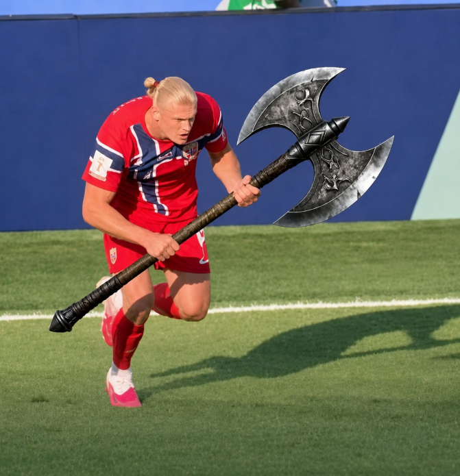 ibraheemch333's tweet photo. @FabrizioRomano Haaland against Brazil https://t.co/7yhmy78uDi