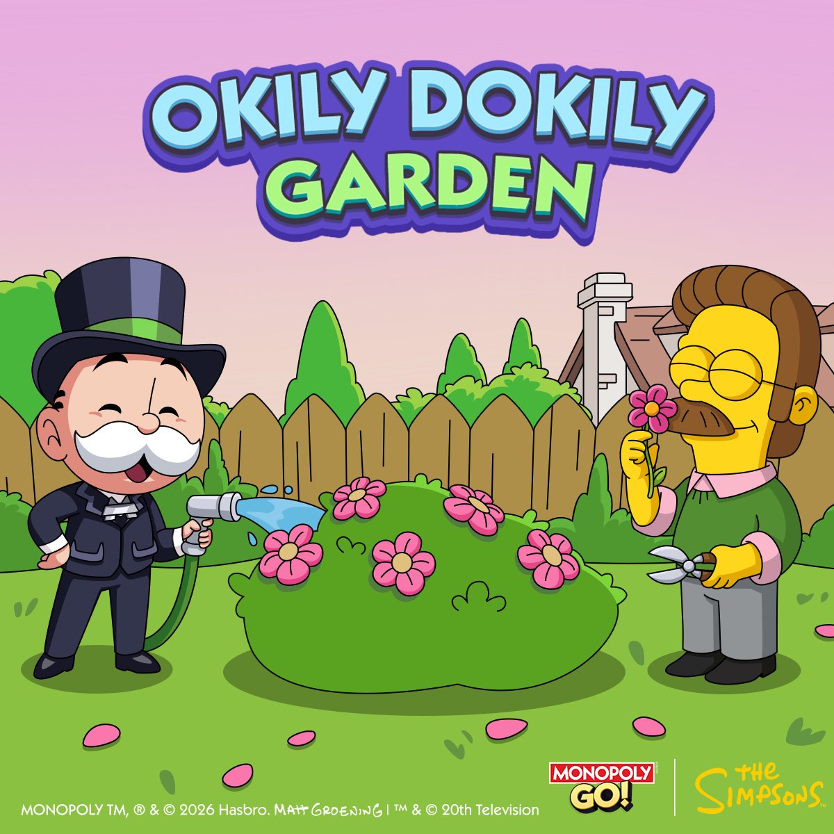 MonopolyGO's tweet photo. @TheSimpsons 🏡 Okely-dokely, neighbors!

Roll your diddly-ding-dong Dice around the Board!

Don't miss out - jump into the scrumdiddlyumptious fun now!

https://t.co/BwYWtAGh0W https://t.co/ZnOqRXh2C3