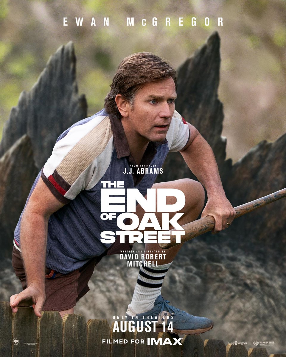 Fandango's tweet photo. New posters for #TheEndOfOakStreet starring Anne Hathaway and Ewan McGregor - Coming to theaters August 14. https://t.co/lT26v1LQ5u