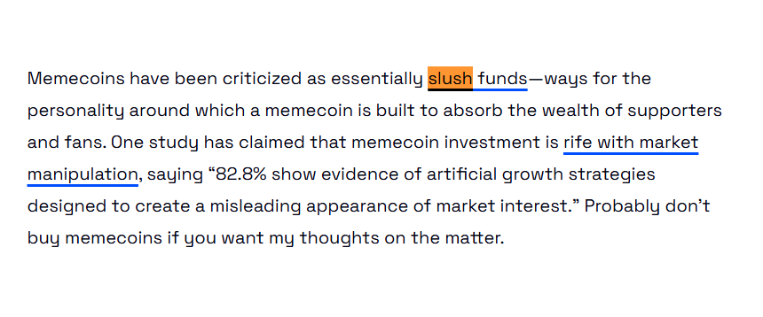 bebitanton's tweet photo. Trump is referring to memecoins as 'slush funds'

Super good narrative which can run hard

Will make com and sort dex etc.

https://t.co/z0zimdNNZo https://t.co/tZwQcA9Umk