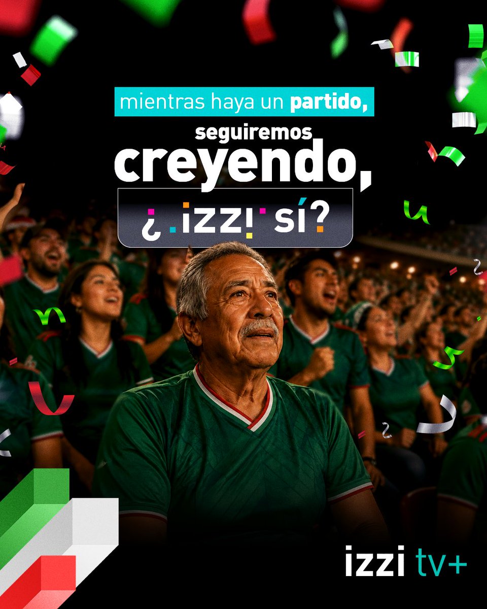 izzi_mx's tweet photo. No nos hablen de razón, hoy nuestro corazón toma el control con una sola pregunta, ¿izzi sí? 🇲🇽❤️⚽​

#izzi #ysisí https://t.co/LmRtnKtGXX