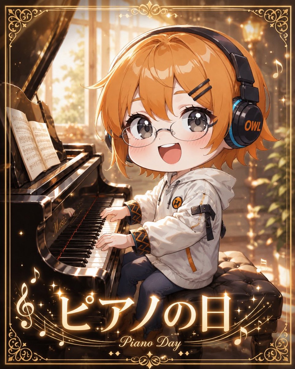 Dosii_yo's tweet photo. おはよう😃

今日はピアノの日だって
学生の頃ピアノ弾ける人って
かっこよかったイメージ強いわ
音楽のセンス皆無だから普通に楽器したり歌上手い人めっちゃ尊敬する🎩

#新人Vtuber️ 
#ピアノの日 
#おはようVtuber https://t.co/H3BdF1vqiY