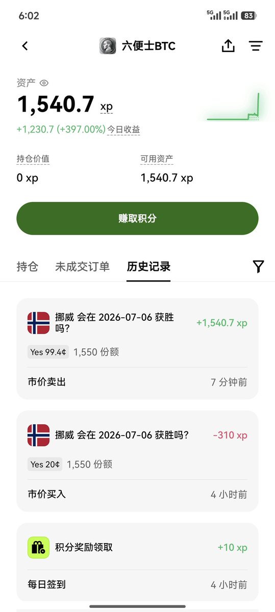 BTCzyzy99's tweet photo. @okxchinese 得吃，预测哈兰德进俩球以上 https://t.co/1XVsT4Kgdb