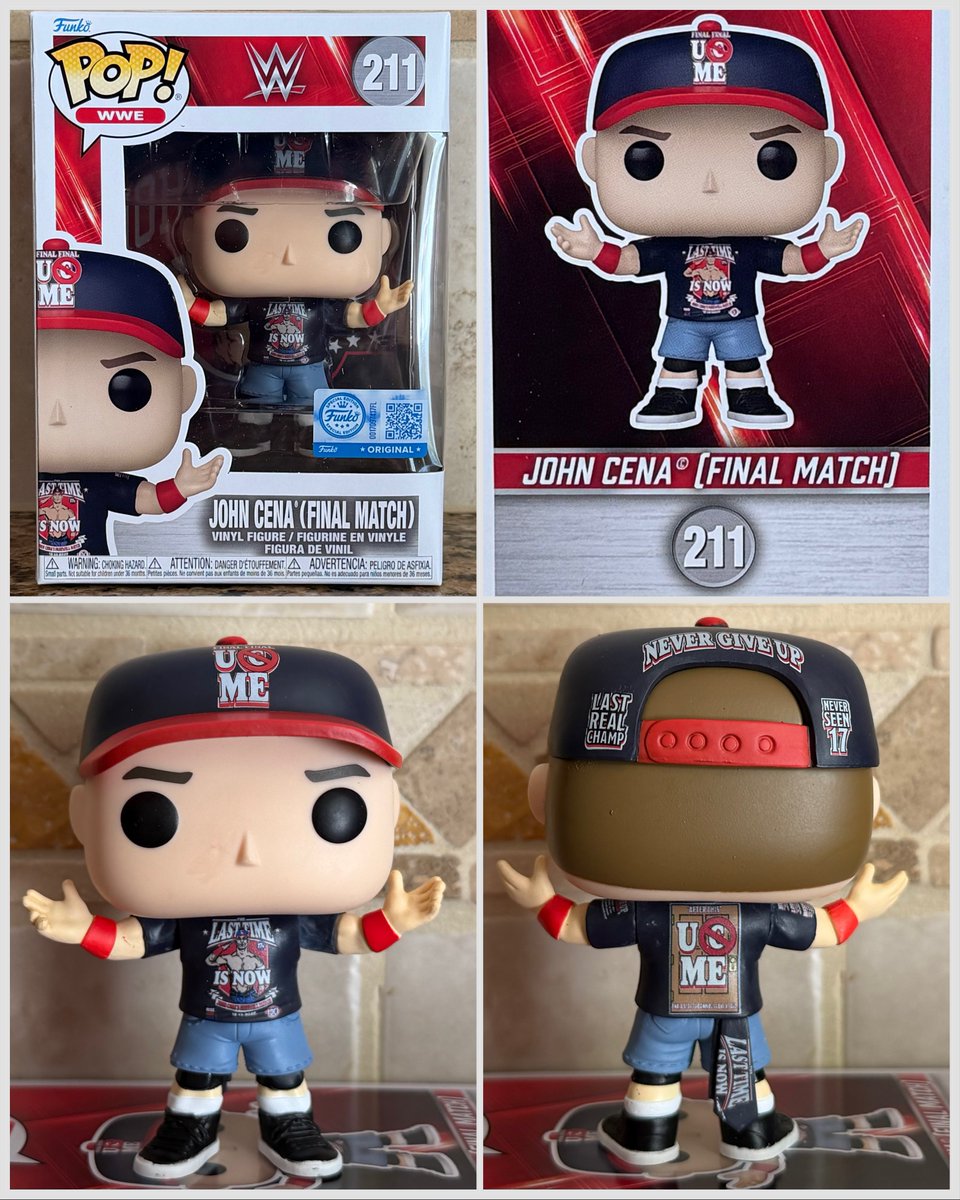 DisTrackers's tweet photo. 📭📦 John Cena (Final Match) has arrived!
.
#WWE #JohnCena #Wrestling #Funko #FunkoPop https://t.co/tXmqxozomu