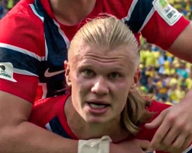 Dexerto's tweet photo. Erling Haaland powers Norway to a 2-1 victory over Brazil to send the Norwegians through to their first ever World Cup quarter-final https://t.co/bDpIlzTEpa