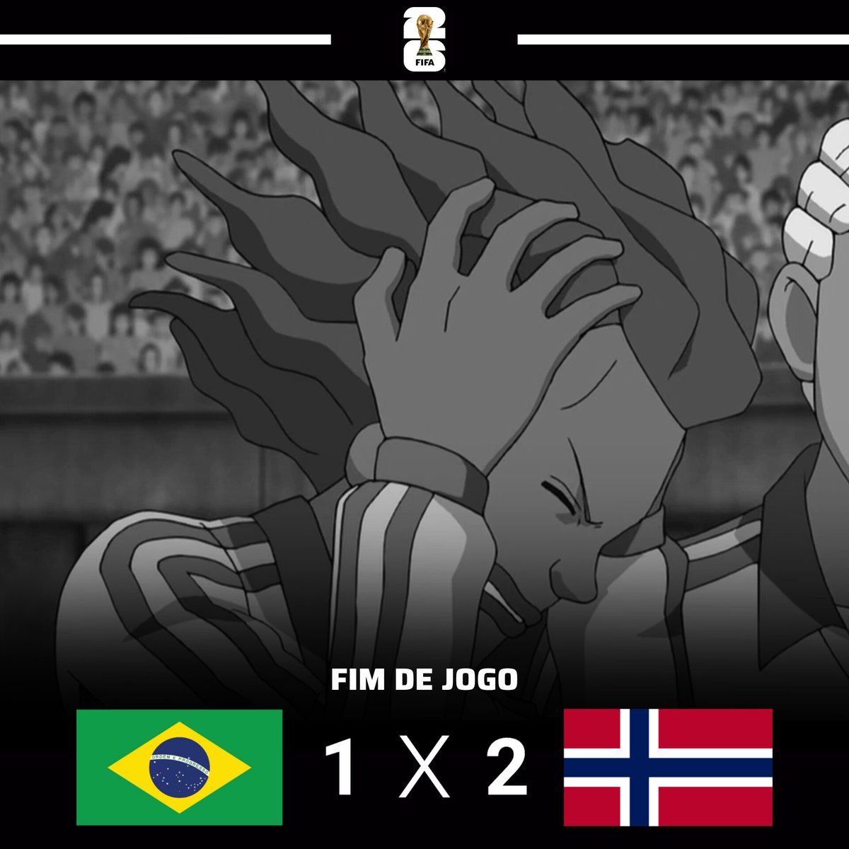 conOnze's tweet photo. 🚨ELIMINADOS🚨

A seleção brasileira está eliminada da Copa do Mundo nas oitavas de final. https://t.co/Wn7TzPZbkM