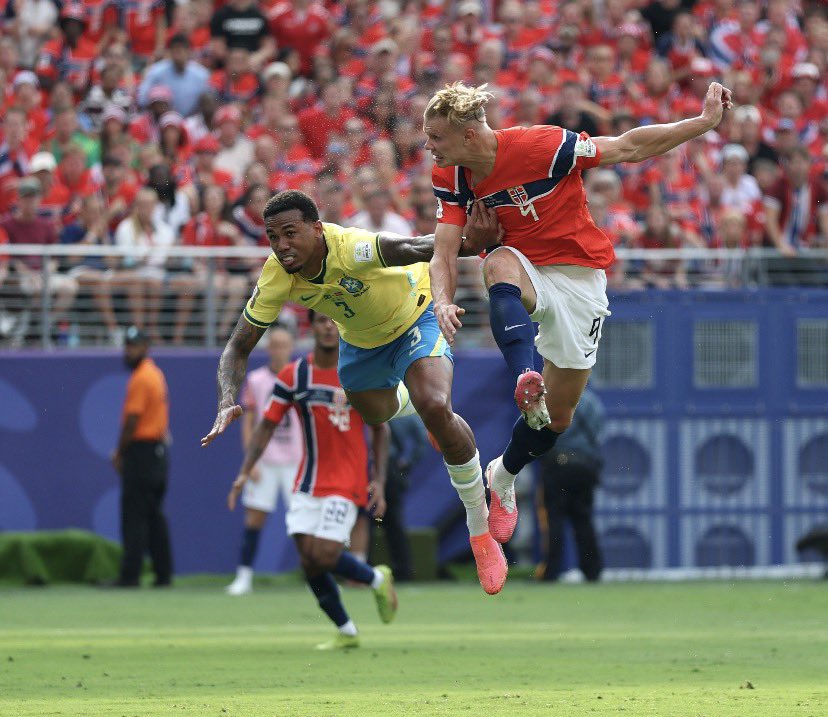 thecityshack's tweet photo. Gabriel will be having nightmares for weeks!! Erling Haaland had him in his pocket AGAIN, incredible performance. 🇳🇴 https://t.co/nceQGagIKC
