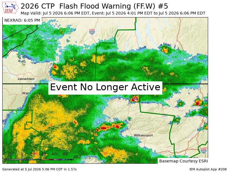 WCCH2024's tweet photo. CTP cancels Flash Flood Warning for Potter, Tioga [PA] https://t.co/zvs9ZaByUs https://t.co/Hz9sCrdIYP