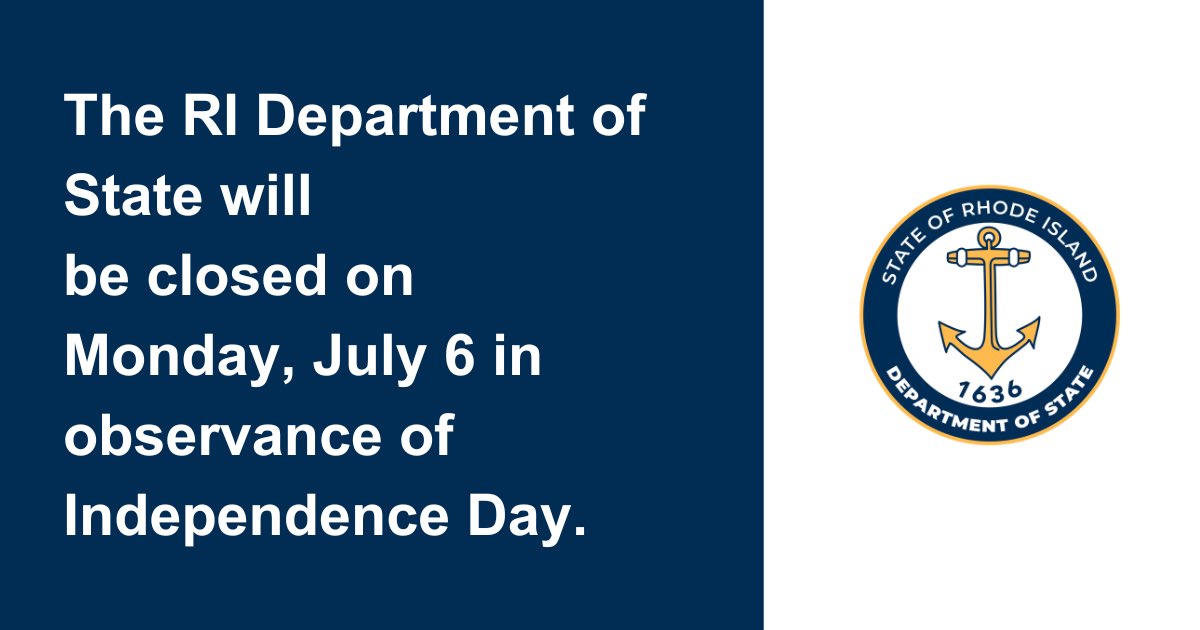 RI Department of State | Secretary Gregg M. Amore tweet media