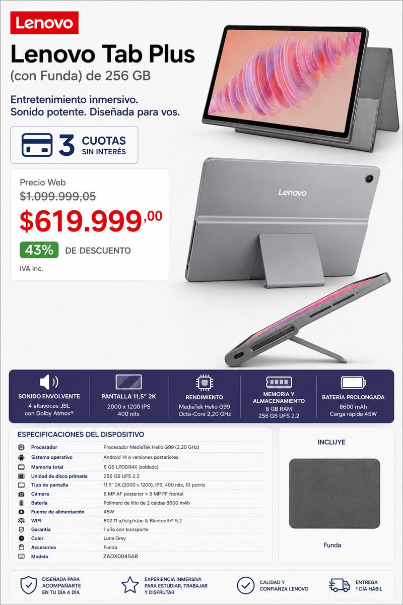 DeRiverPlate_'s tweet photo. @sudanalytics_ Estuve comparando precios y encontré opciones muy interesantes. Si necesitás una notebook, el enlace está abajo. OFERTAS VALIDAS HASTA EL 31/07/2026
👉 https://t.co/fJZUm4lY1T…

PD: si estoy tratando de vivir de Lenovo. https://t.co/oIJiiA3YPQ