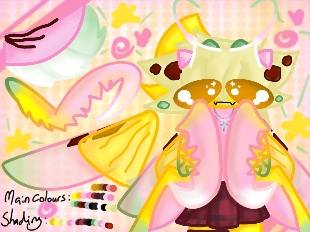 itsssChibi's tweet photo. My art persona reference! 🪲🌸
#art #vtuber #pngtuber #2d_animation #bugtuber #mantis https://t.co/uFqfLMEsee