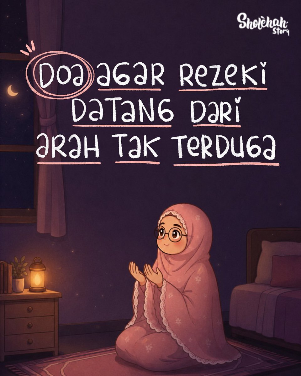 nacacaa_'s tweet photo. Doa agar rezeki datang dari arah tak terduga ✨ https://t.co/6N9jJ2VmJE
