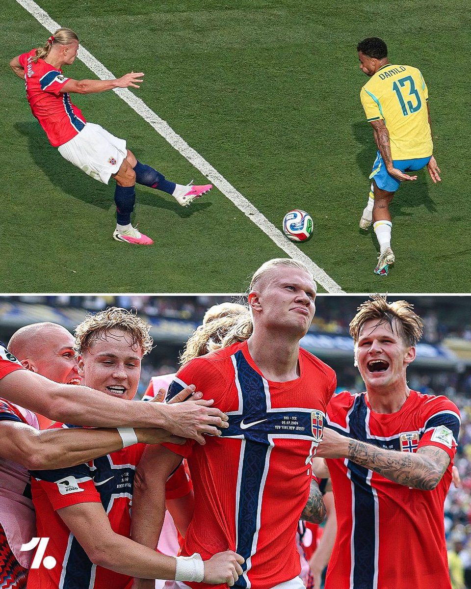 donaldpena34391's tweet photo. Haaland scoring two against Brazil 🇧🇷. I'm not surprised though 👏👏 https://t.co/ebTdbI5hQW