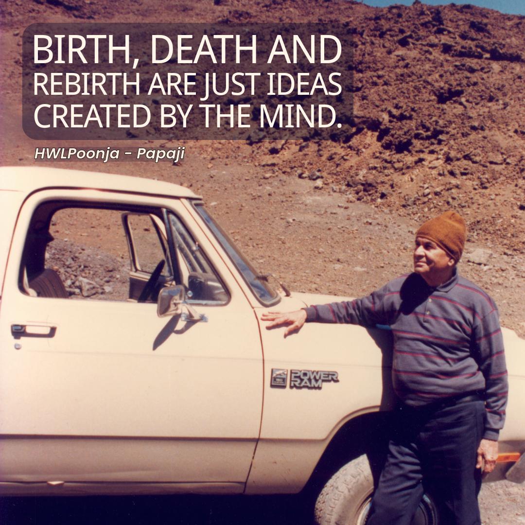HwlPoonja's tweet photo. Birth, death and rebirth are just ideas created by the mind.
https://t.co/gm8bvNH6No
#hwlpoonja #lionoflucknow #advaita #nonduality #freedomhereandnow
#selfenquiry #iamthat #thesupremeyoga #thetruthis #spiritualawakening #satsang #calloffthesearch #wakeupandroar #thefireoffreedom https://t.co/M9vAOjyZ21