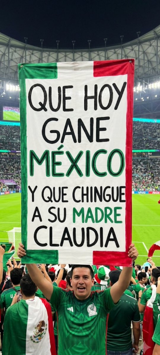 Halialuz's tweet photo. 🇲🇽 ¡HOY SE GANA, MÉXICO! 🇲🇽

​🗣️ ¡Y QUE CHINGUE A SU MADRE CLAUDIA!

#Mexico 
#MéxicoMiAmor 
#MundialDelFútbol2026 
#HoyGanaMéxico
#SelecciónMexicana 🦅🦅🦅🦅🦅 https://t.co/lS8AKYKx0Y