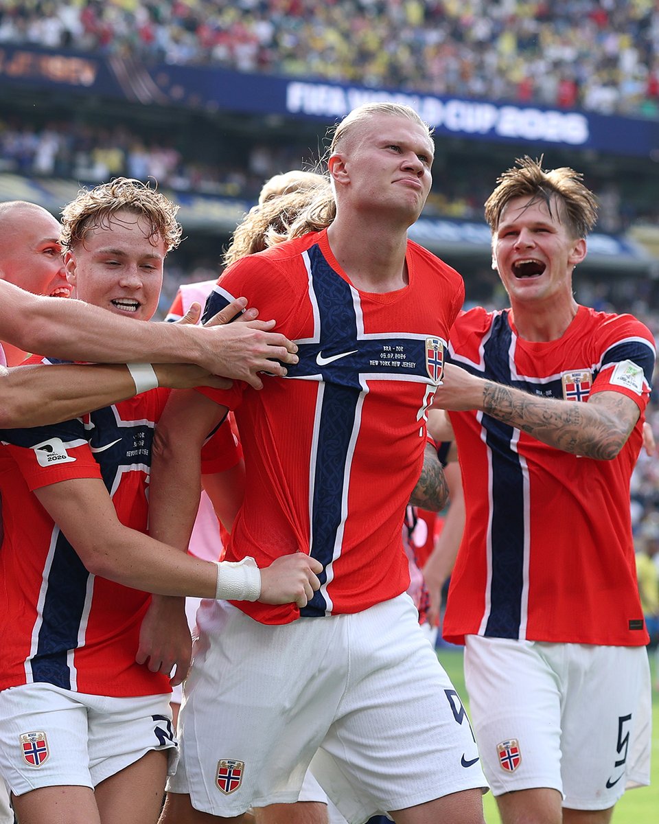 HYPEBEAST's tweet photo. Brazil's dream of a sixth World Cup is over.

Erling Haaland had other plans, and Norway make history 🇳🇴 https://t.co/MjoD0YSjp9