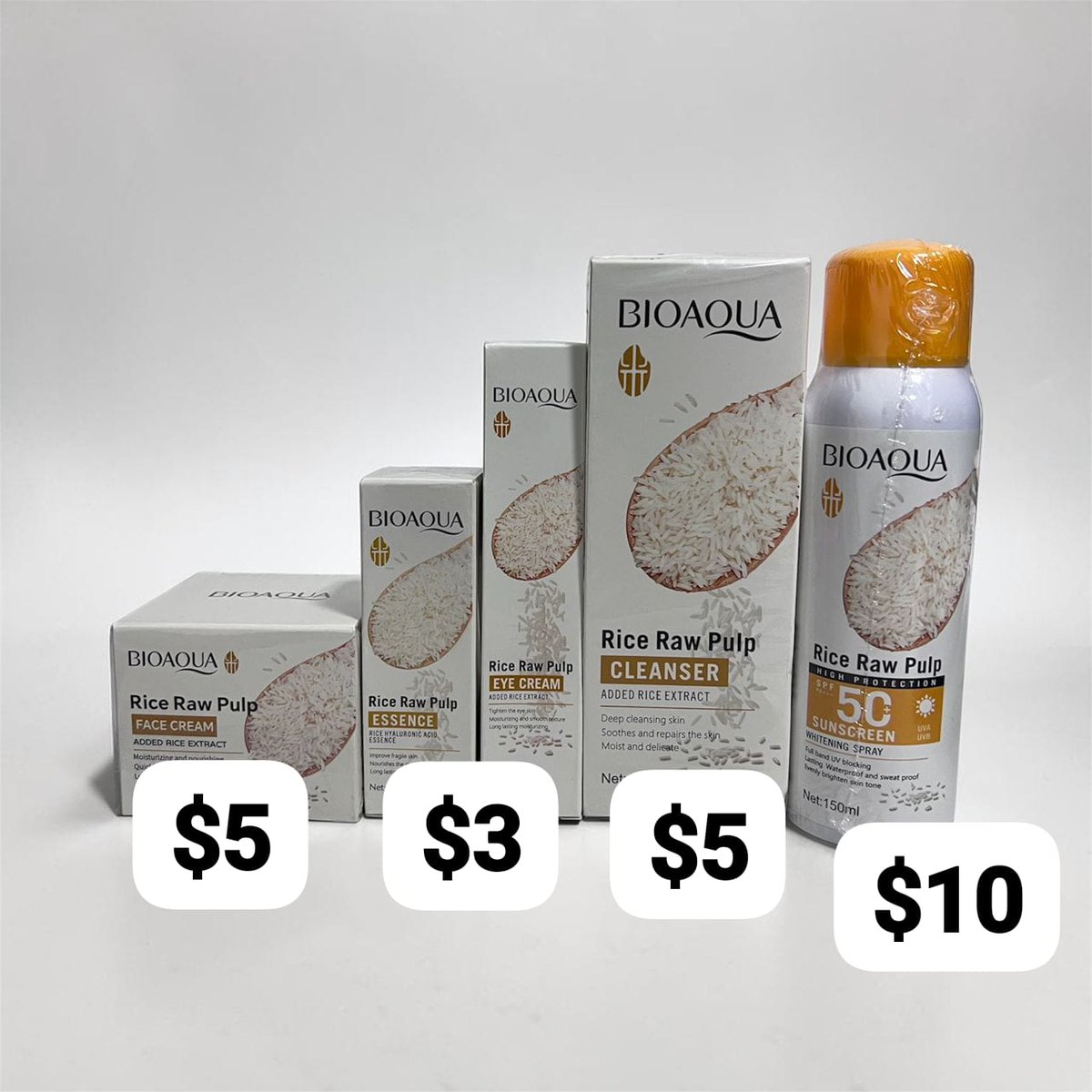 cabetosag's tweet photo. Además de eso me encuentro vendiendo estos productos de Bioaqua que gracias al creador no se me dañaron ni sufrieron daños 🙏🏻

Todo a precio de dolar oficial o BCV, también acepto PayPal, USDT y Zinli. https://t.co/mNifHtYhJ8
