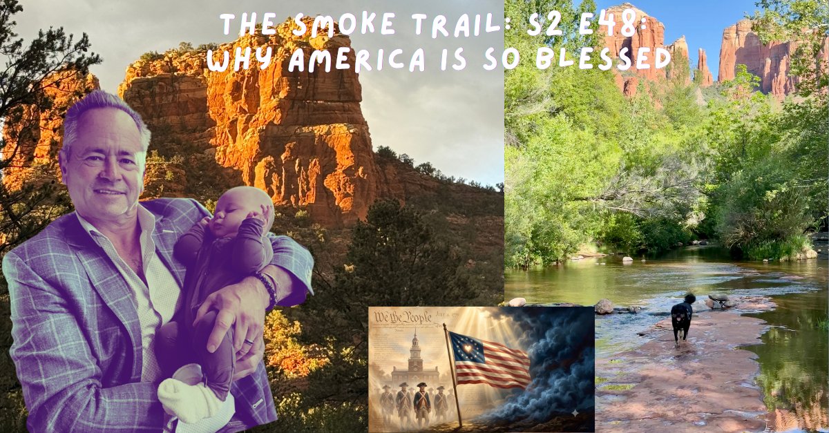 SmokeWallin's tweet photo. The Smoke Trail S2 E48: Why America Is So Blessed https://t.co/cZGaI1fDUg via @YouTube https://t.co/yxCHvSmUvl
