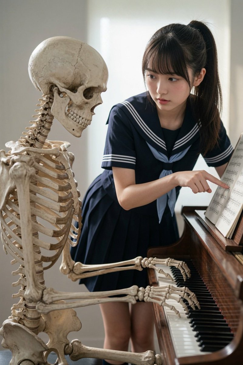 10starcat's tweet photo. 骨まで響くレッスンでした🎹💀✨ https://t.co/UrsflSToI8