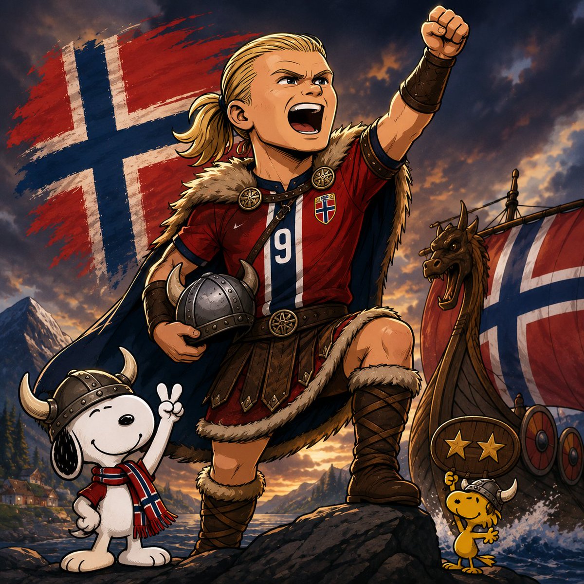 Snoopy198961's tweet photo. ⚔️👑 Haaland... The Last Viking https://t.co/CRlhMoP5p3