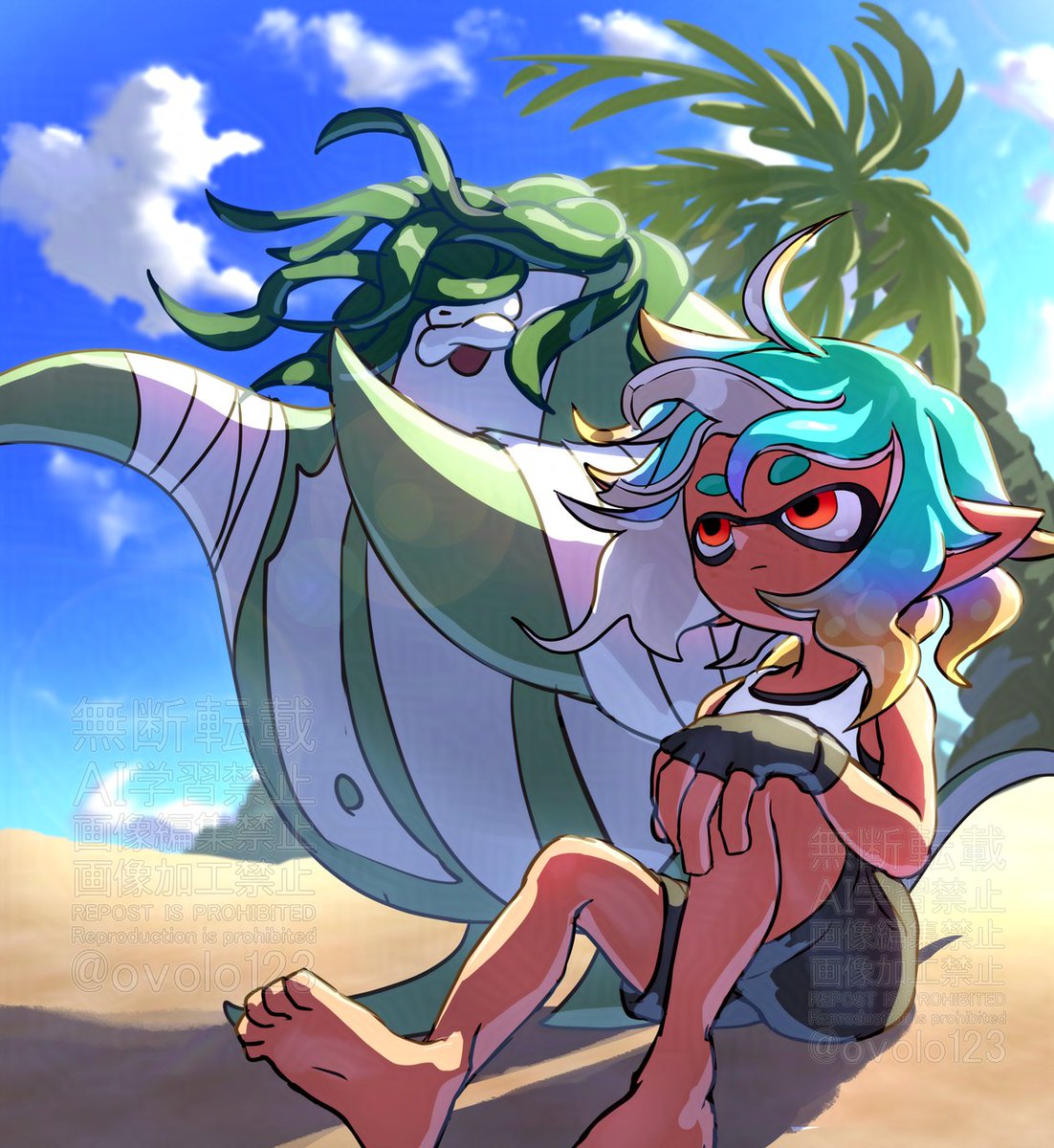 ovolo123's tweet photo. 風になびく
#Splatoon #splatoonart #SplatoonRaiders https://t.co/HzMI4klHnC