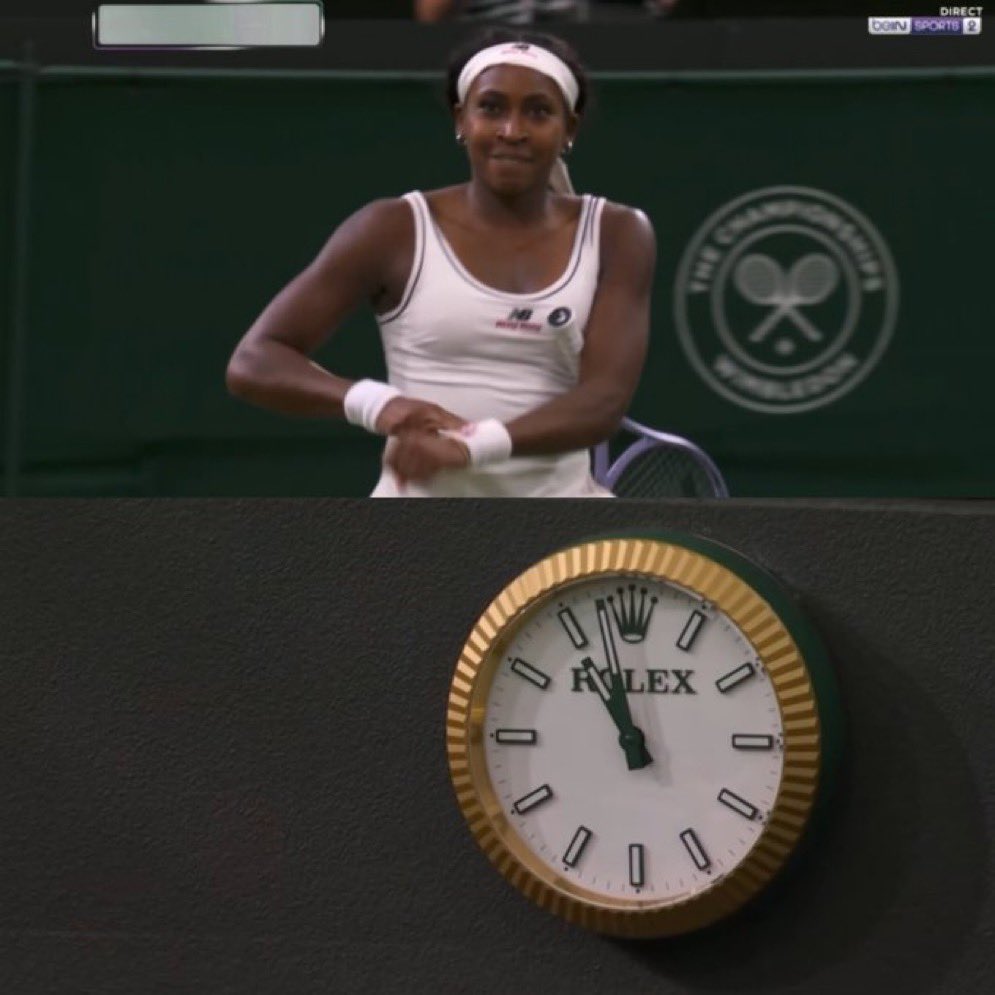 GauffWinwhen's tweet photo. this is the photo of the tournament, just pure class and aura https://t.co/Lxk6Xt7aMm