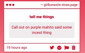 girlkuna's tweet photo. //ive had him muted for a minute but now hes blocked, he lowkey makes me hella uncomfy and is a 13 year old continuing to try and flirt with me even tho i said stop after learning his age, please, if someone who never tell anyone to stop anything, tell you im uncomfortable, stop https://t.co/mJ9bbo0tBj