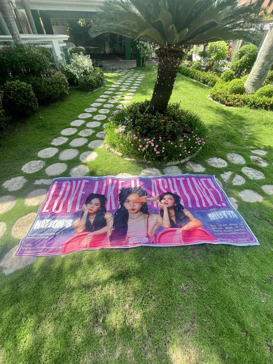 SecretSoc4AD's tweet photo. Our 1st concert cloth banner is finally ready! ✨

As we count down to Ashtine's first solo concert on August 22, we can't wait to raise this banner with pride and celebrate this incredible milestone together.💙🧡

A heartfelt thank you to the entire AshDres community fandom and to all our generous sponsors for your continued trust and unwavering support. None of our fan projects would be possible without you. Your kindness allows us to keep creating meaningful ways to show our love for Ash.

And we're not stopping here! ✨ Our matching challenge is still ongoing, so if you'd like to help us make our concert support even bigger, every contribution big or small goes a long way. 

Together, let's create a sea of love that Ashtine will never forget. 🥹

See you all on August 22!