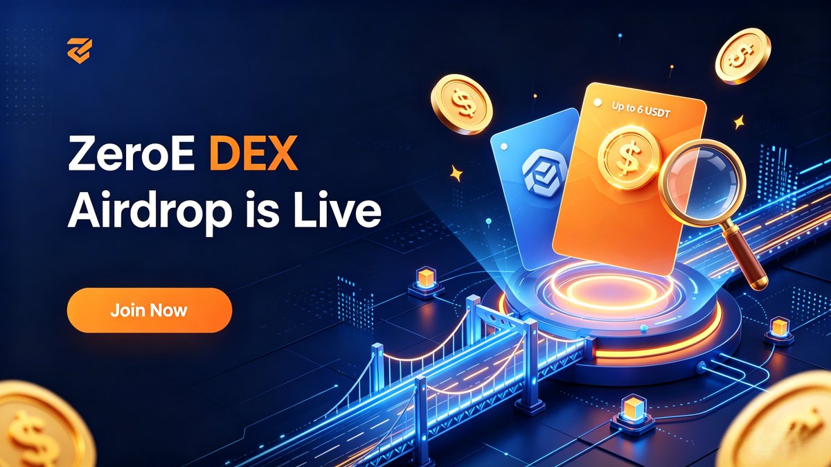 Zeroe_DEX's tweet photo. 🕵️‍♂️ZeroE DEX Airdrop is officially ongoing!

Guaranteed rewards offered by Airdrop Detective.
Win up to 6 USDT randomly, top referrers share 400 USDT pool.

Finish easy social tasks,  . Join quickly!

#ZeroeDEX #Airdrop #ZE #USDT https://t.co/zQyAon8LNw