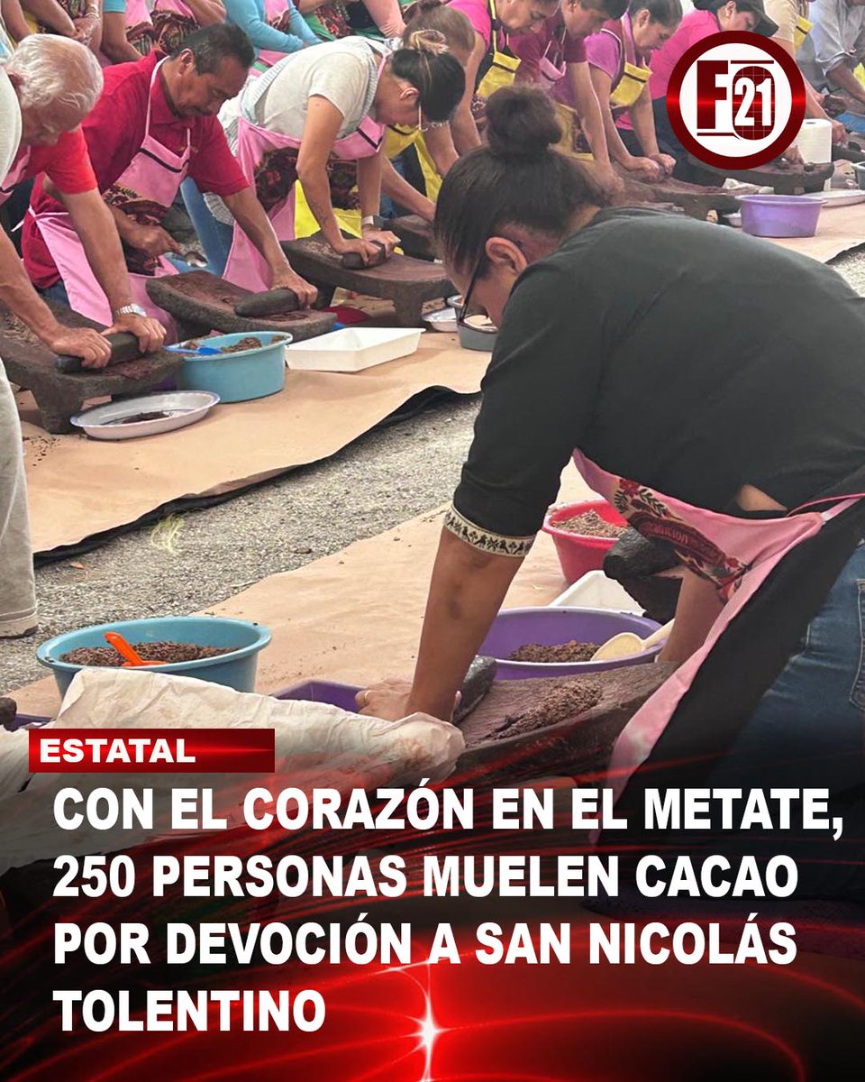FORO21__'s tweet photo. Ixmiquilpan. - Eran las 04:00 de la mañana del pasado sábado y, mientras la mayoría de las personas aún dormían, en la comunidad de San Nicolás, Ixmiquilpan, un promedio de 250 personas dejó la cama tibia para entregarle su madrugada al santo que los vio nacer.

Más información en; https://t.co/NJDNe1Eeki