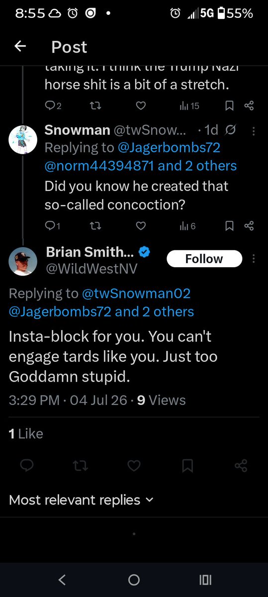 twSnowman02's tweet photo. @Jagerbombs72 @norm44394871 @WildWestNV @BasedMikeLee Awwwwww the little baby didn't like my answer. It's ok little guy, though you won't see this, everyone else will. Yes, it's true, Trump did make the CDC hurry to create the vaccine that his voters revolted against.

https://t.co/xDWirguUD5 https://t.co/vYEbjPCh8F