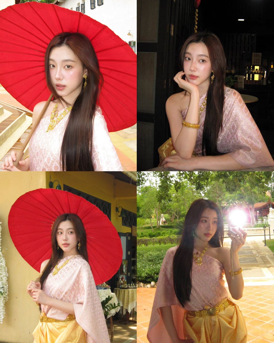 tuberosealice's tweet photo. หน้าตาอ๊ะอายคืออนุญาตให้เป็นนางเอกเท่านั้นมาก สวยจนเหมือนไม่มีอยู่จริง พอใส่ชุดไทยแล้วสวยแบบหลุดออกมาจากวรรณคดีเลย ถูกต้องทุกอย่าง นางฟ้าบนดินชัดๆอ่ะ ㅠㅠ

#Aheye4EVE https://t.co/oOoU8Oogo9