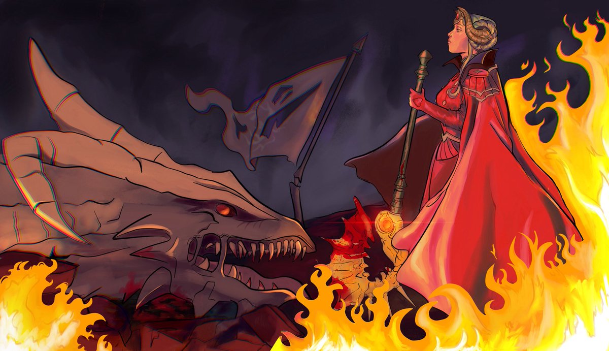 purrblecats's tweet photo. First edelgard I drew in 2019 compared to the last one in 2026 https://t.co/51Sz2ML7Is