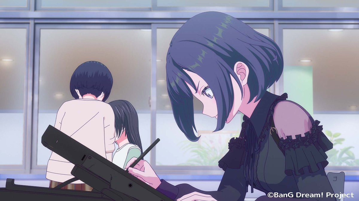 放送中のTVアニメ「#バンドリ！ ゆめ∞みた」に、ワコムの #液晶ペン